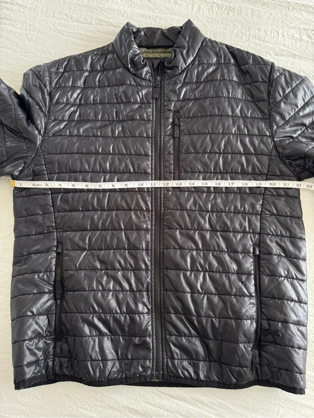 Vintage J.Crew 3-in-1 System Quilted Puffer Jacket Black Mens L